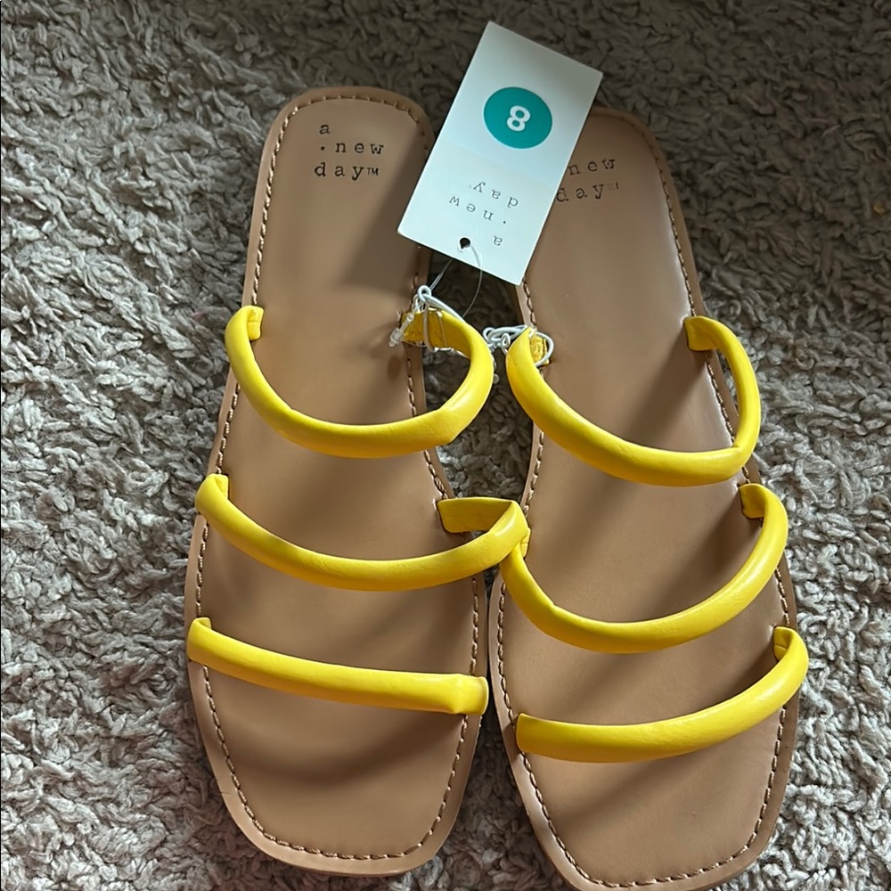 A New Day Women's Yellow Sandals